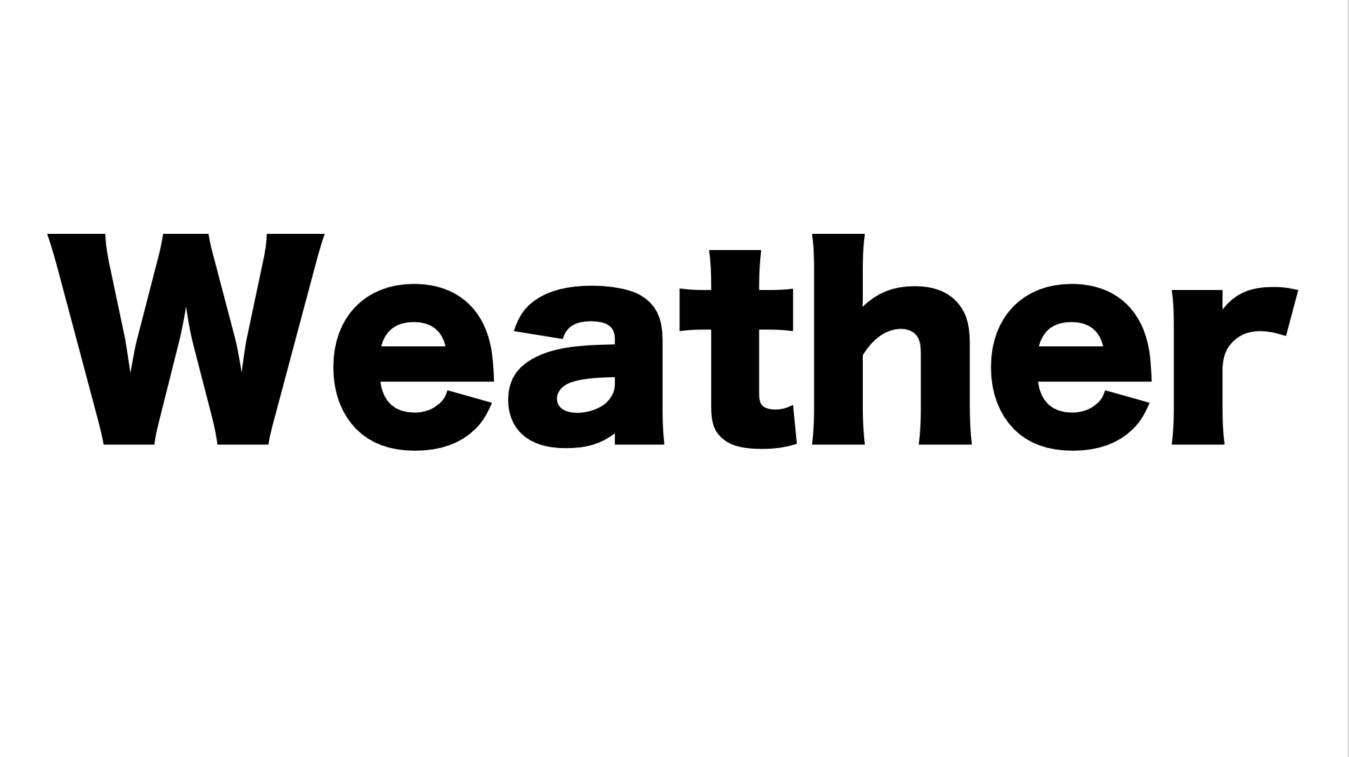 Weather